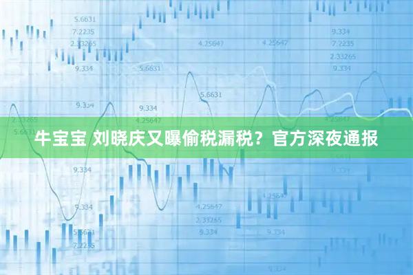 牛宝宝 刘晓庆又曝偷税漏税？官方深夜通报