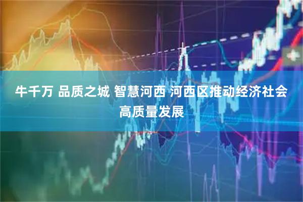 牛千万 品质之城 智慧河西 河西区推动经济社会高质量发展