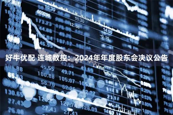 好牛优配 连城数控：2024年年度股东会决议公告