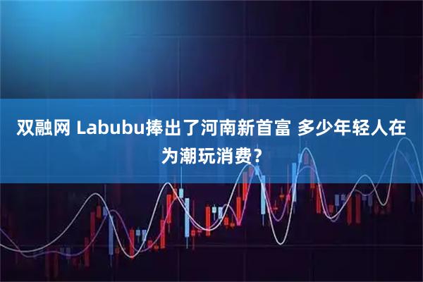 双融网 Labubu捧出了河南新首富 多少年轻人在为潮玩消费？